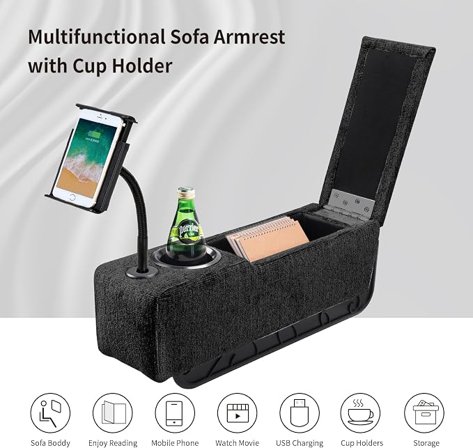 Multifunctional Sofa Armrest, Couch Armrest - Image 9