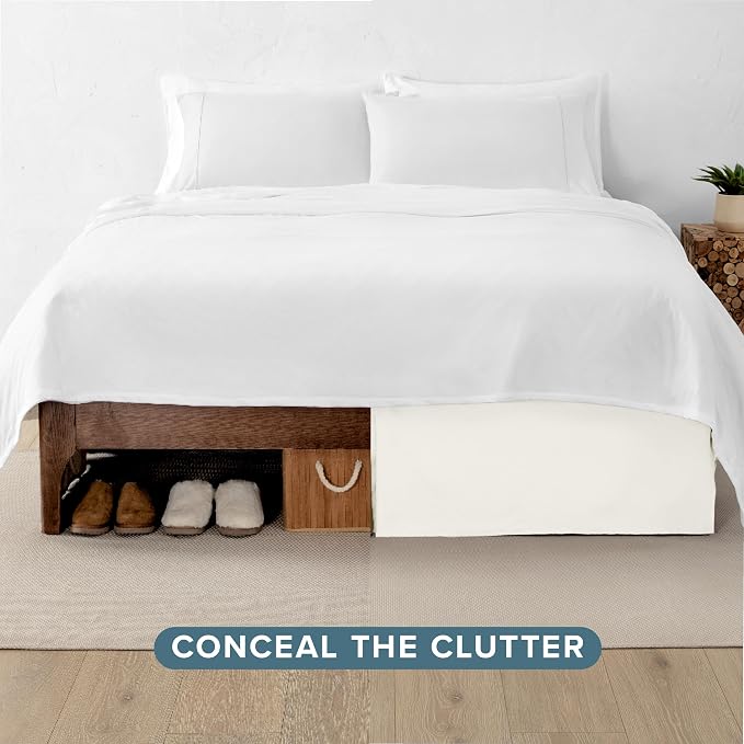 Bare Home California King Bed Skirt - Image 3