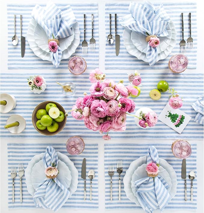 Solino Home Linen Table Runner 132 Inches Long - Image 3