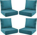 Luxury Outdoor Seat Cushion Set-24 x 24 x 6 Inch Outdoor Chair Cushions by NatureComfyOutdoorFurniture