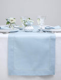Solino Home Linen Sky Blue Table Runner 48 Inches by SolinoHome