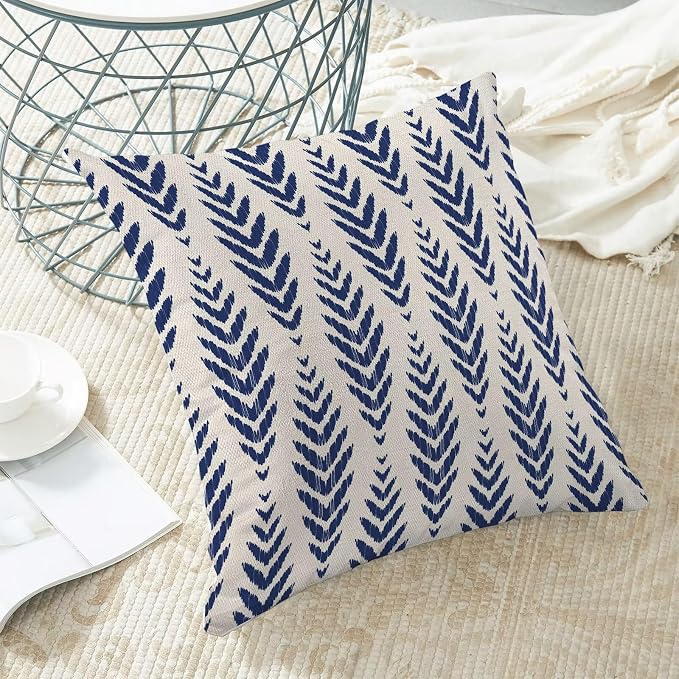 BETGINY Navy Blue Boho Pillow Covers 18 x 18 Inch Pack of 2, Bohemian Ethnic - Image 5
