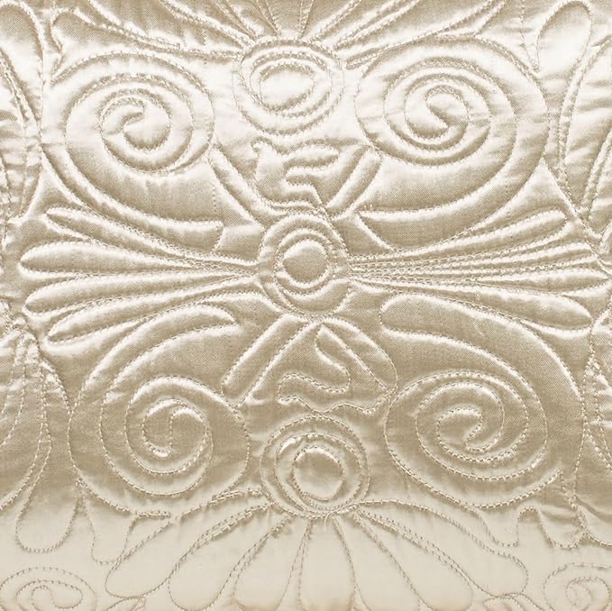 Touch of Class Portia Luxury Bedding | Neutral Pearl | Premier Quilted - Image 5
