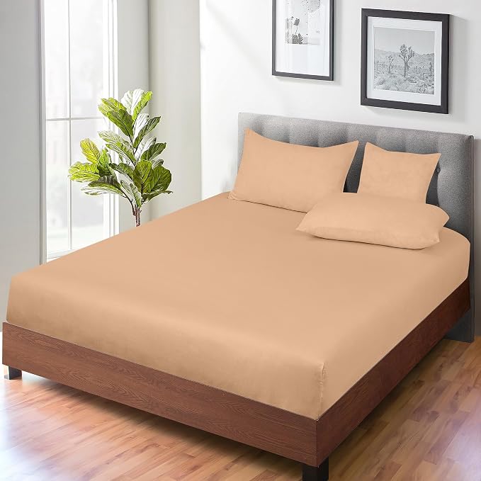 ROYALE LINENS 300 Thread Count 100% Long Staple Combed Cotton Fitted Sheet King - Image 7