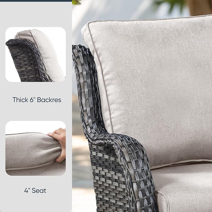 9-Piece Outdoor Patio Cushion Set - Image 9