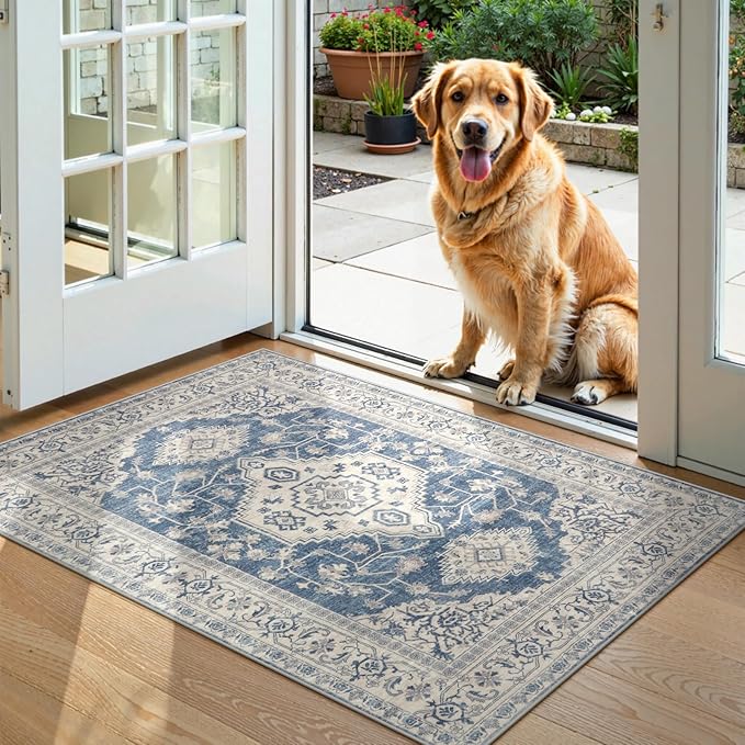Lahome Oriental Washable Small Area Rug, 2x3 Rugs by Lahome