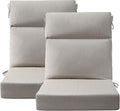 Sunbrella Outdoor Separate High Back Cushion Seat Pads, Rocking Chairs by Unimatta