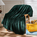 NEWCOSPLAY Super Soft Throw Blanket Forest Green Premium Silky Flannel Fleece by NEWCOSPLAY