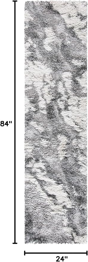 SAFAVIEH Horizon Shag Collection Runner Rug - Image 2