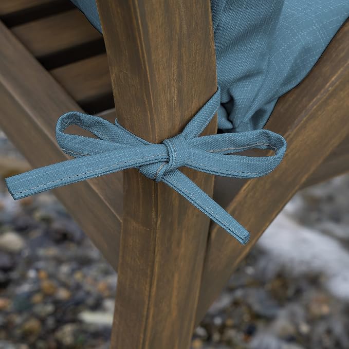 Arden Outdoor Dining Chair Cushion, 2 Pack, 20 x 20, Rain-Proof, Fade Resistant - Image 8