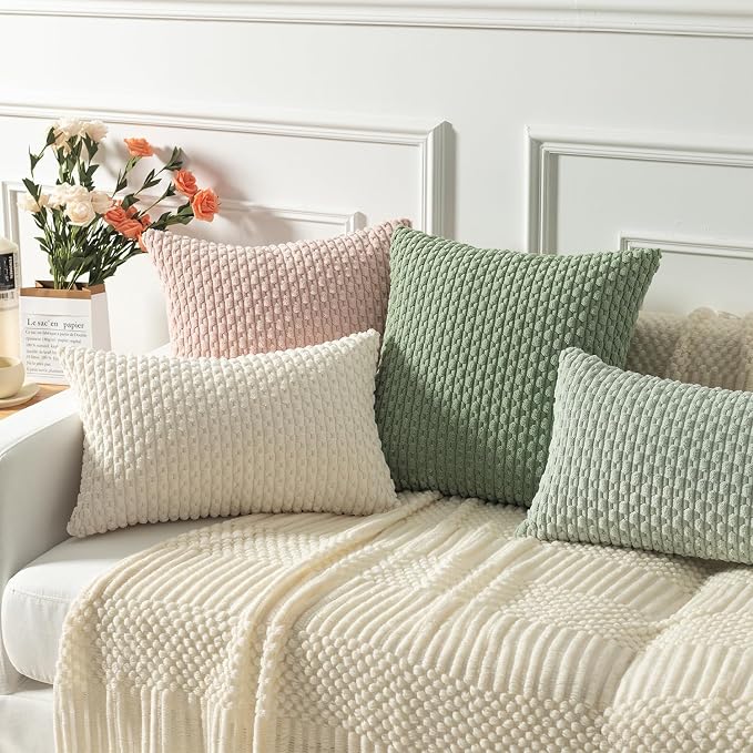 Kevin Textile 12x20 Inch Pillow Cover 1 Pack Boho Decorative Soft Striped - Image 6