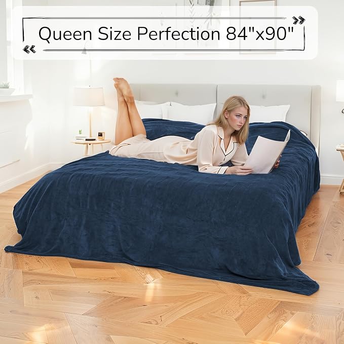 Electric Heated Blanket Queen Size 84"x90" - Image 3