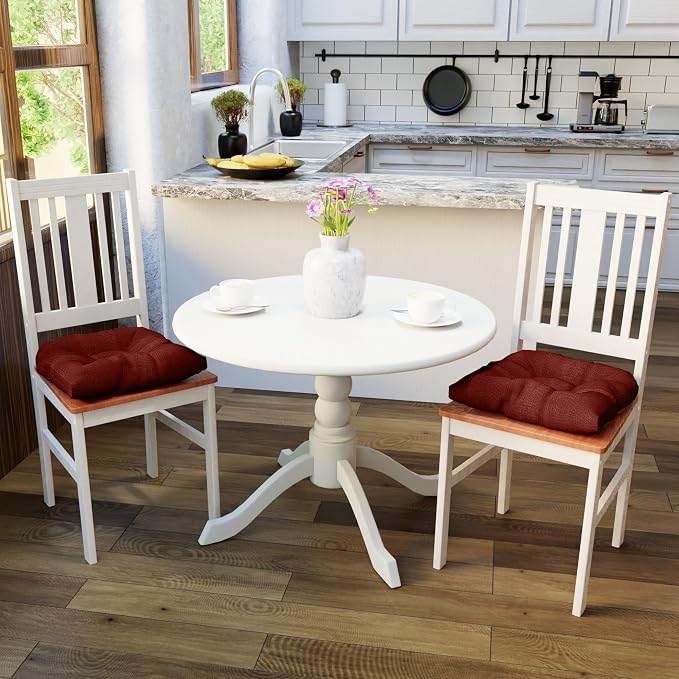 Klear Vu Gripper Overstuffed Universal Non-Slip Dining Chair Cushions - Image 8