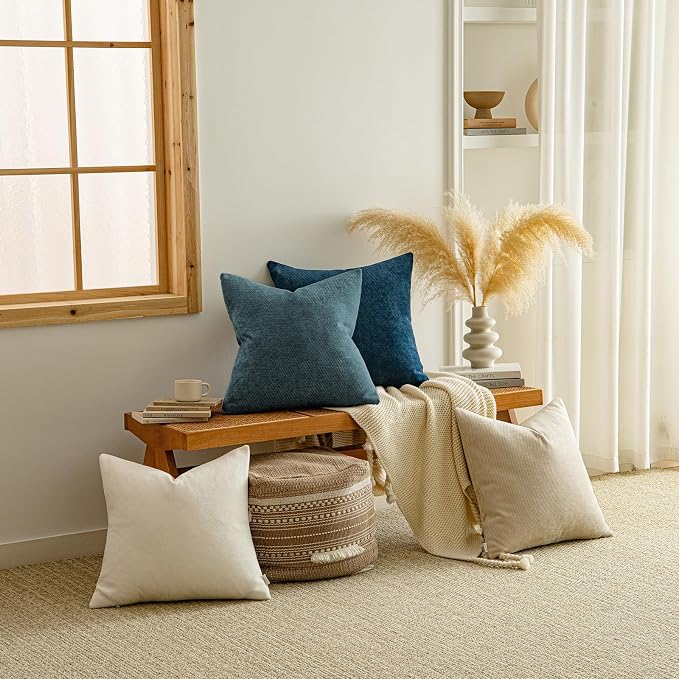 a moment Pack of 2 Decorative Chenille Throw Pillow Covers - Image 7