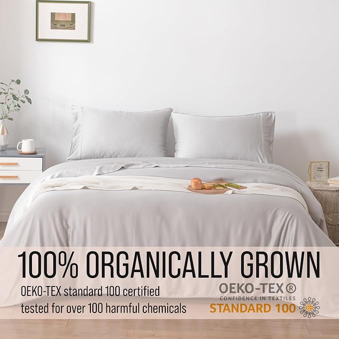 Bella Coterie Luxury Bamboo Viscose King Size Sheet Set | 100% Organically - Image 4