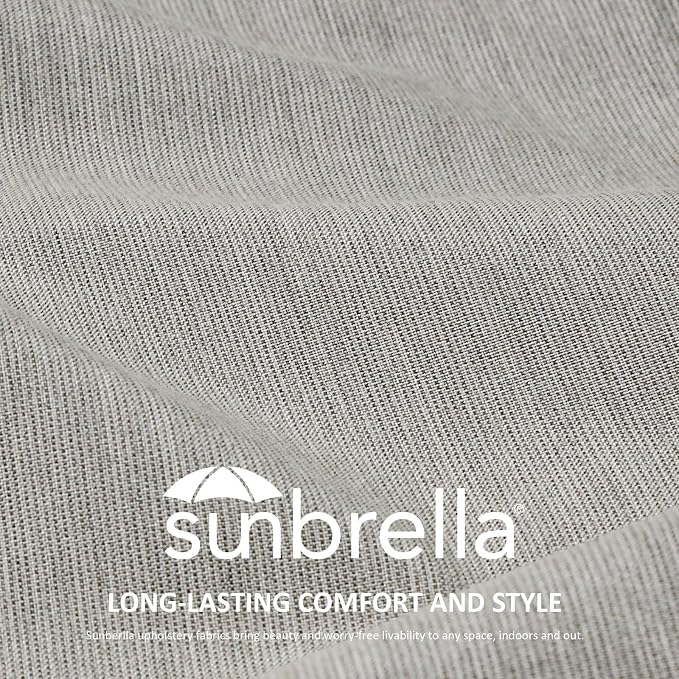 Sunbrella Outdoor Chair Cushions Set, Water-Repellent, Fade Resistant, Deep - Image 2