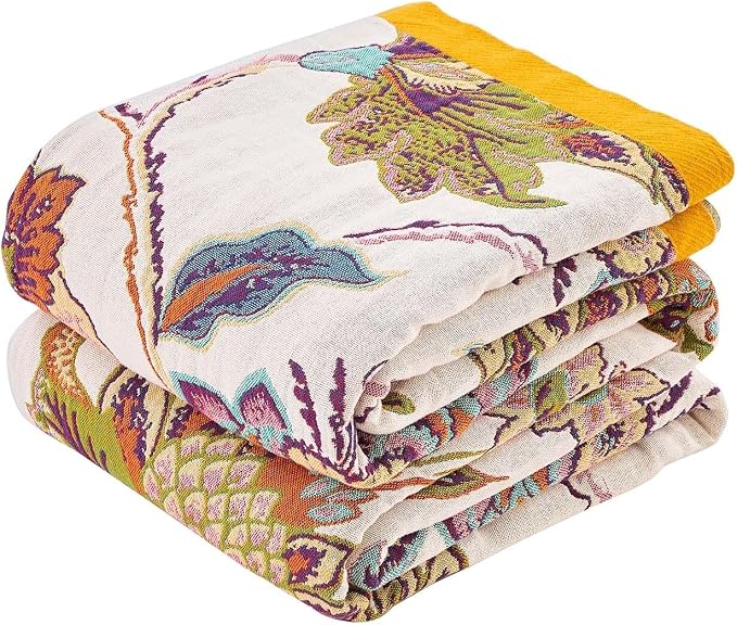 Summer Throw Blanket for Bed by KMBFWUHOME