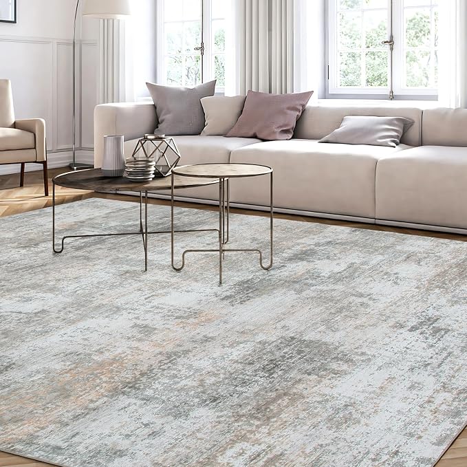 WILLSUN Washable Area Rugs, 8x10 Non-Slip Boho Large Area Rugs - Image 8