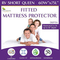RV Short Queen Mattress Protector – Mattress Cover by FourSeasonsEssentials