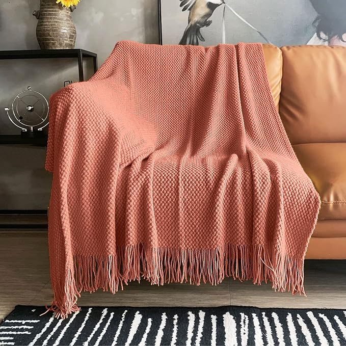 LOMAO Knitted Throw Blanket - Image 2