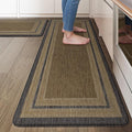 KIMODE Anti Fatigue Kitchen Mats, Boho Distressed Kitchen Floor Mats by KIMODE