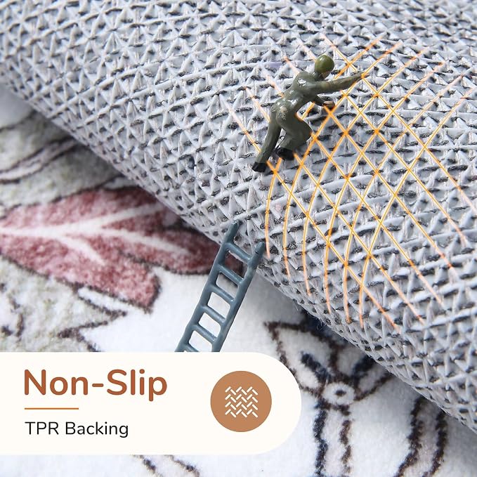 OPPODREAM Thin 6x9 Area Rugs, Washable Rug 6x9 - Image 3