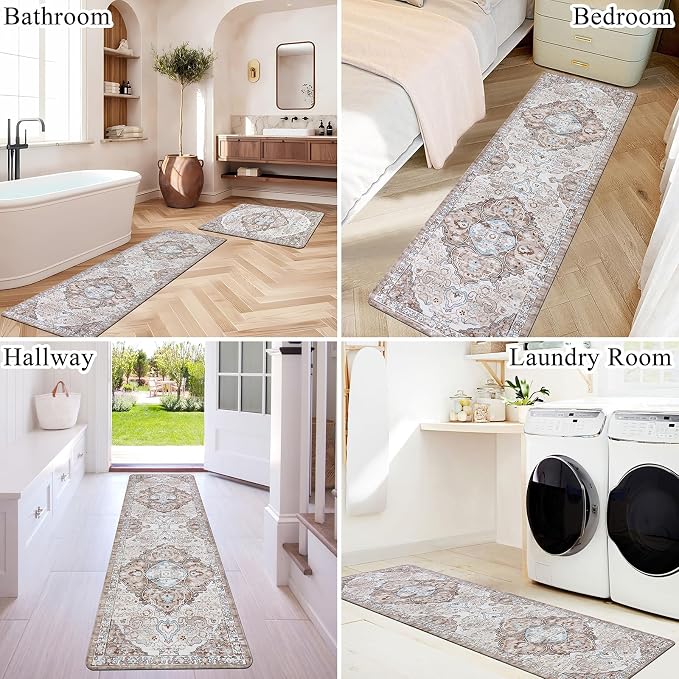 Ileading Anti Fatigue Kitchen Rugs Sets of 2 Cushioned Kitchen Mats - Image 6