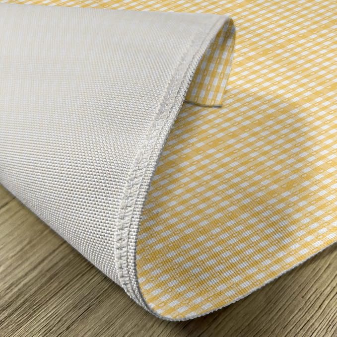 Ambesonne Vintage Place Mats Set of 4, Gingham Pattern - Image 5