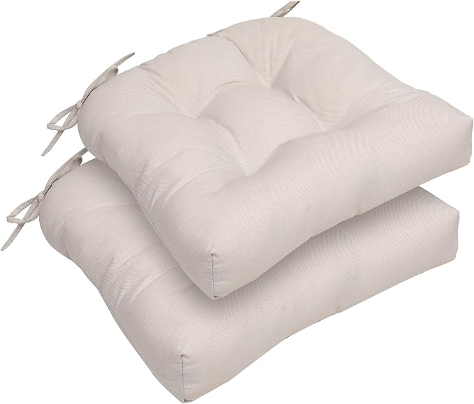 RACE LEAF Chair Cushions 19" x 19" Patio Chair Seat Pads, Water-Resistant by RACELEAF
