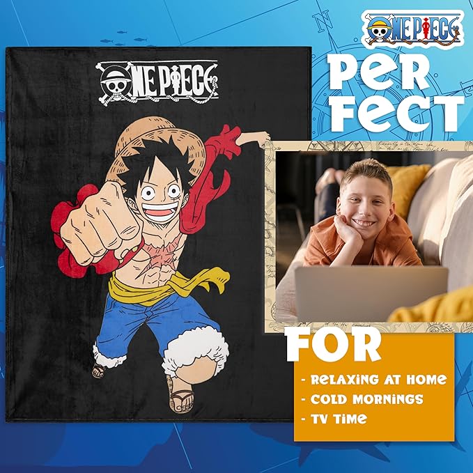 One Piece Fleece Blanket Super Soft Blanket Throw Bed Accessories 150 x 130cm - Image 4