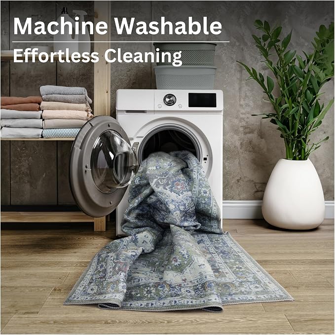 Bloom Rugs Washable Non-Slip 4' x 6' Rug - Image 9