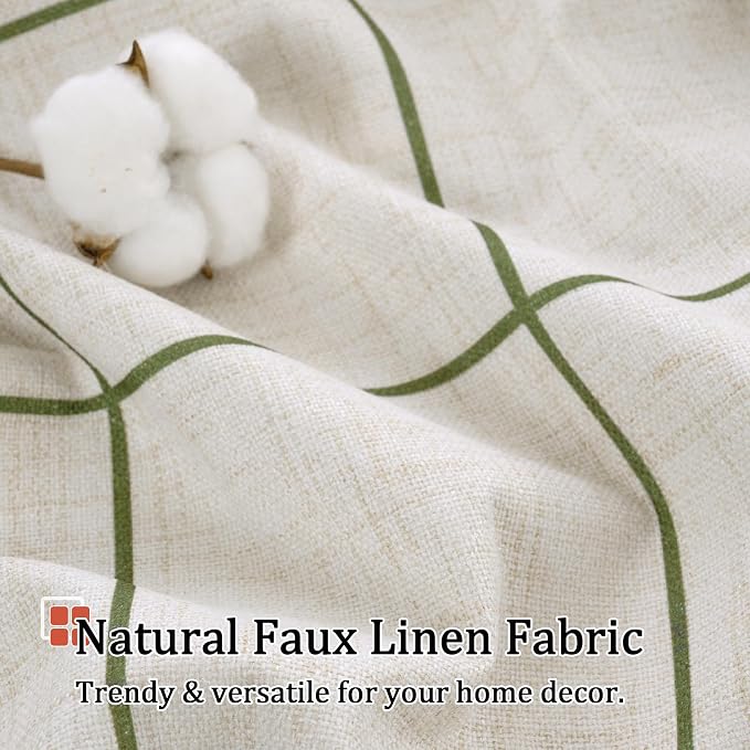 Linen Blackout Curtains for Bedroom - Image 5