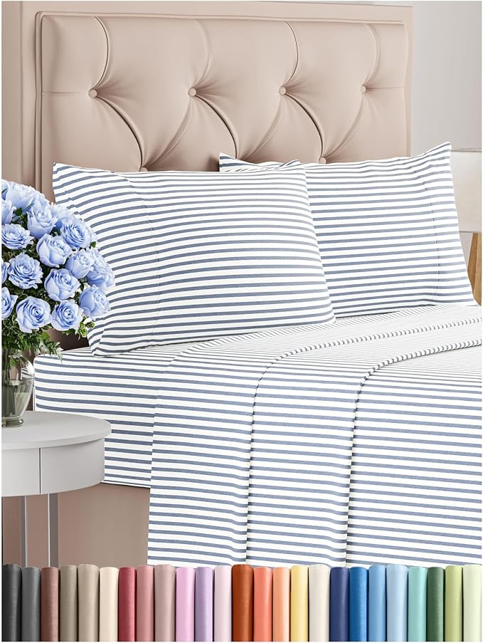 Cal King Size 4 Piece Sheet Set by CGKUnlimited