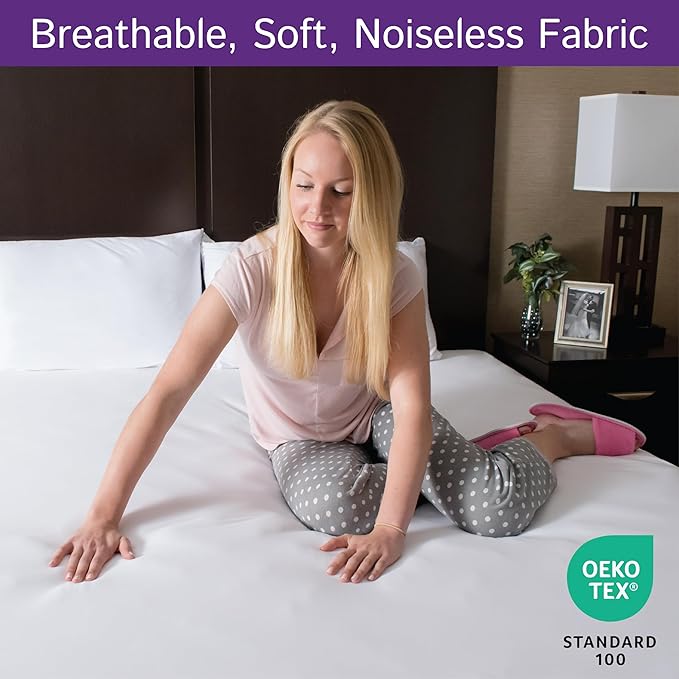 Split Queen Waterproof Mattress Protector 30" x 80" - Image 5