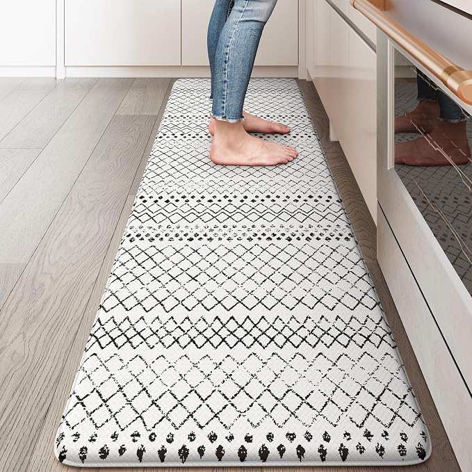 KIMODE Kitchen Runner Rug, 17.3" x 59" Anti Fatigue Kitchen Mats by KIMODE