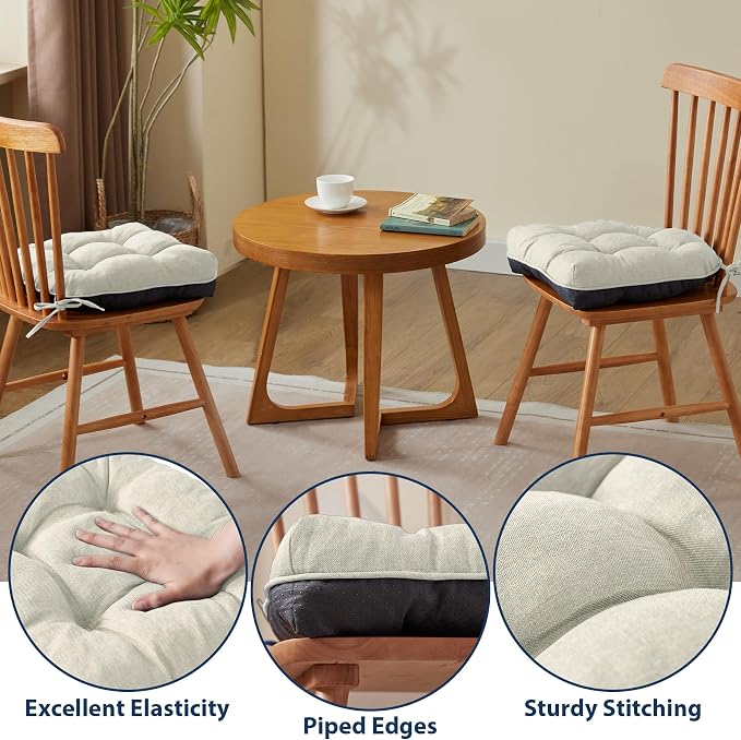 Chair Cushions for Dining Chairs, Seat Cushions for Kitchen Chairs, Indoor Seat - Image 5