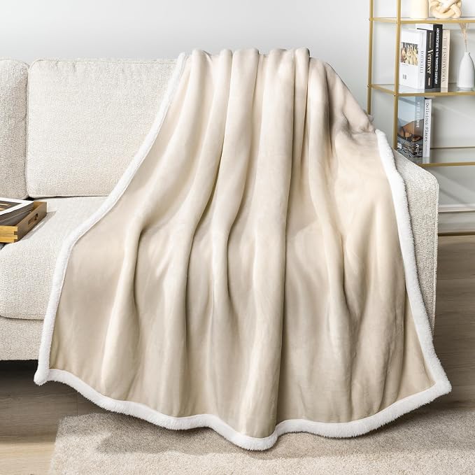 PAVILIA Sherpa Fleece Throw Blanket - Image 2