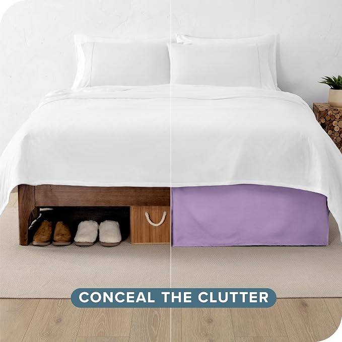 Bare Home Kids Twin Bed Skirt - Image 3