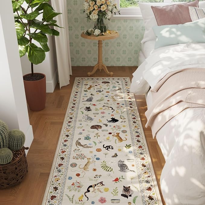 Rugcomf Runners for Kitchen Runner Rug Non Slip 2'x10' Long Washable Rugs - Image 4