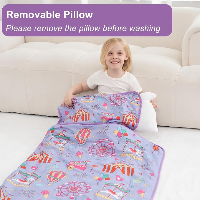 Viviland Toddler Nap Mat, Rolled Sleeping Mats - Image 5