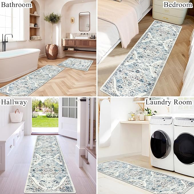 Ileading Anti Fatigue Kitchen Rugs Sets of 2 Cushioned Kitchen Mats - Image 2