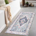 Lahome Boho Round Rug - 7Ft Washable Area Rug by Lahome