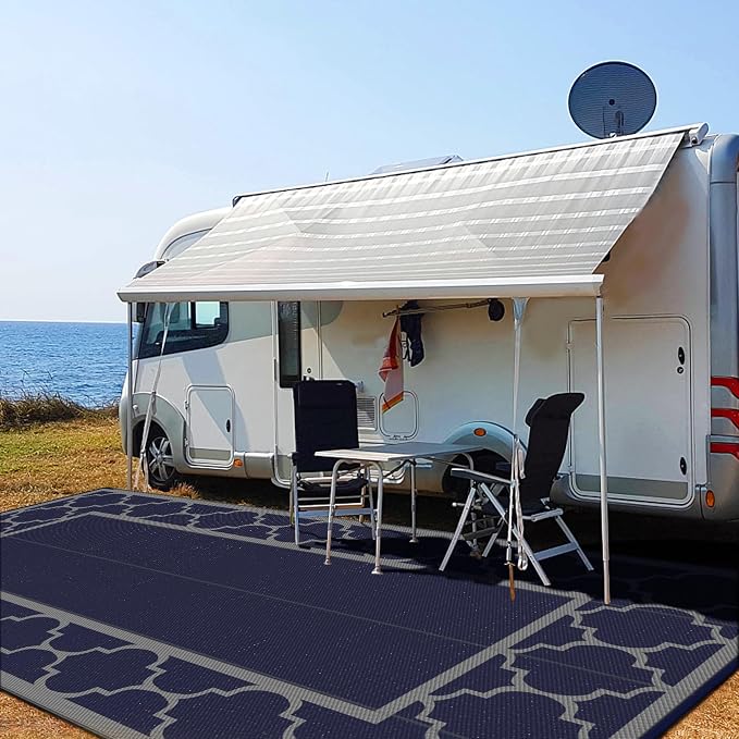 GENIMO 9 ' x 18 ' Outdoor Rug Waterproof - Image 4