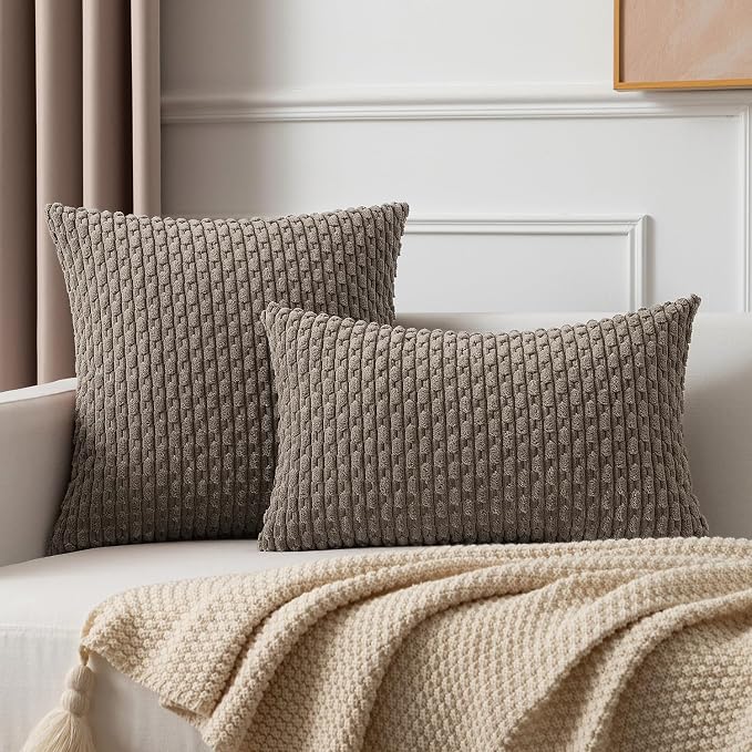 Kevin Textile 14x24 Inch Pillow Cover 1 Pack Boho Decorative Soft Striped - Image 4