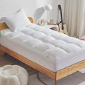 SLEEP ZONE Mattress Topper Twin Size, Extra Thick Fitted Mattress Pad by SLEEPZONELIFE