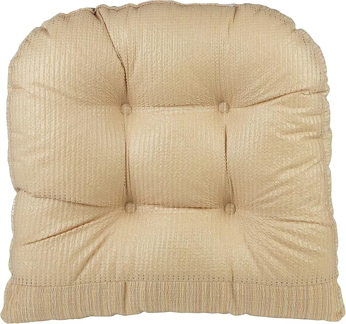 Klear Vu Gripper Overstuffed Universal Non-Slip Dining Chair Cushions - Image 9
