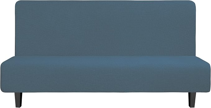 Easy-Going Stretch Futon Slipcover Armless Futon Bed Cover Furniture Protector by Easy-Going