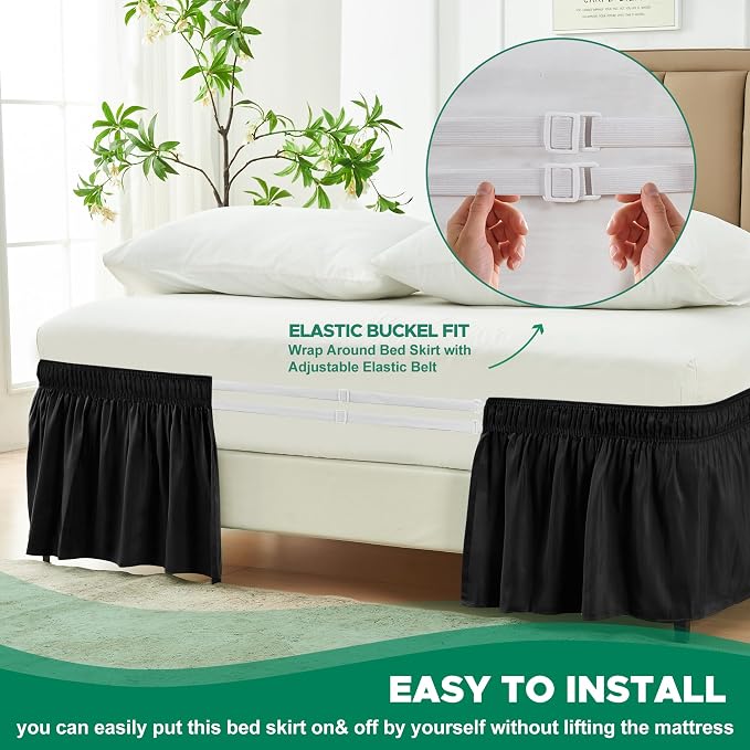 Biscaynebay Wrap Around Bed Skirts - Image 5