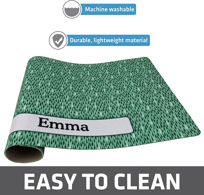Drymate Personalized Pet Bowl Placemat, Custom Dog & Cat Food Feeding Mat - Image 4