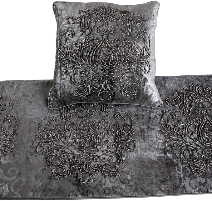 The HomeCentric Decorative Designer Handmade Bed Runner Without Pillow Cover - Image 2